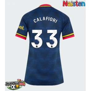 Arsenal Riccardo Calafiori #33 Vieraspaita Naisten 2026-27 Lyhythihainen